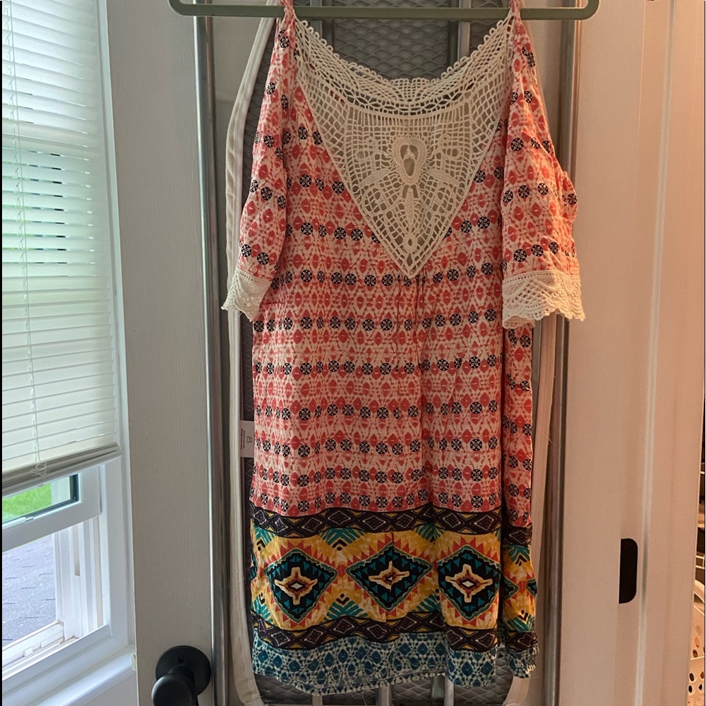 Target dress- small, peak a boo shoulder